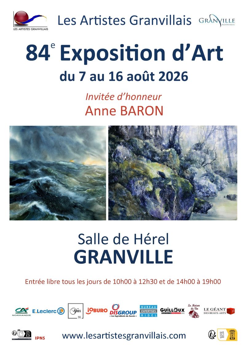 Exposition d'été de l'association les artistes granvillais 63 Boulevard des Amiraux Granvillais Granville 2026-08-07