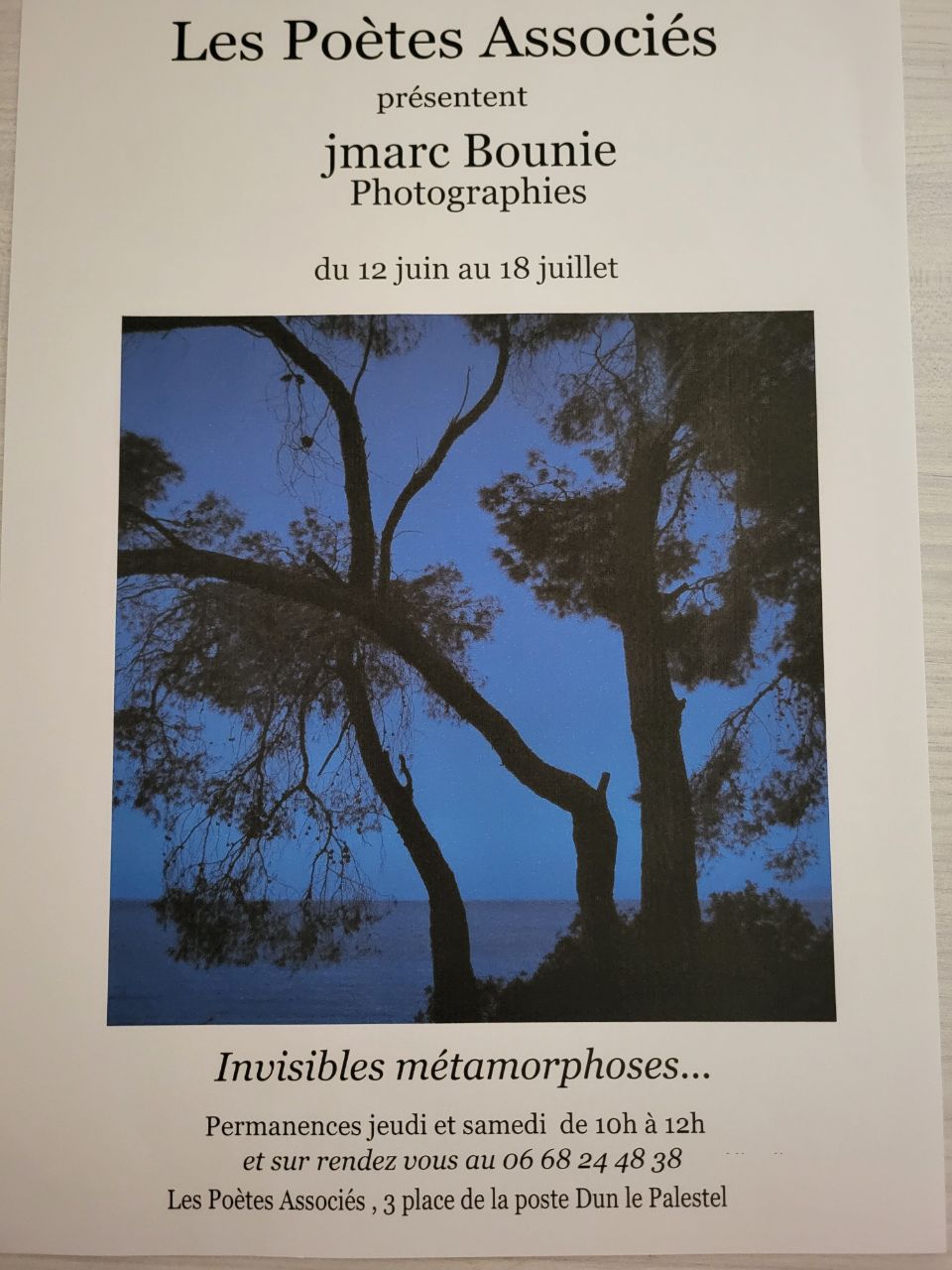 Exposition Invisibles métamorphoses Dun-le-Palestel