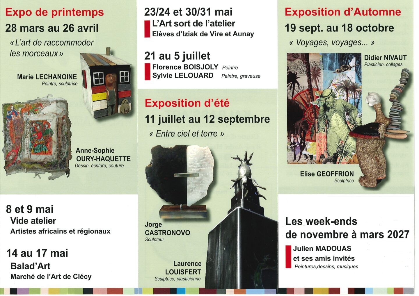 Exposition Kalbass’Art La Menuiserie Clécy