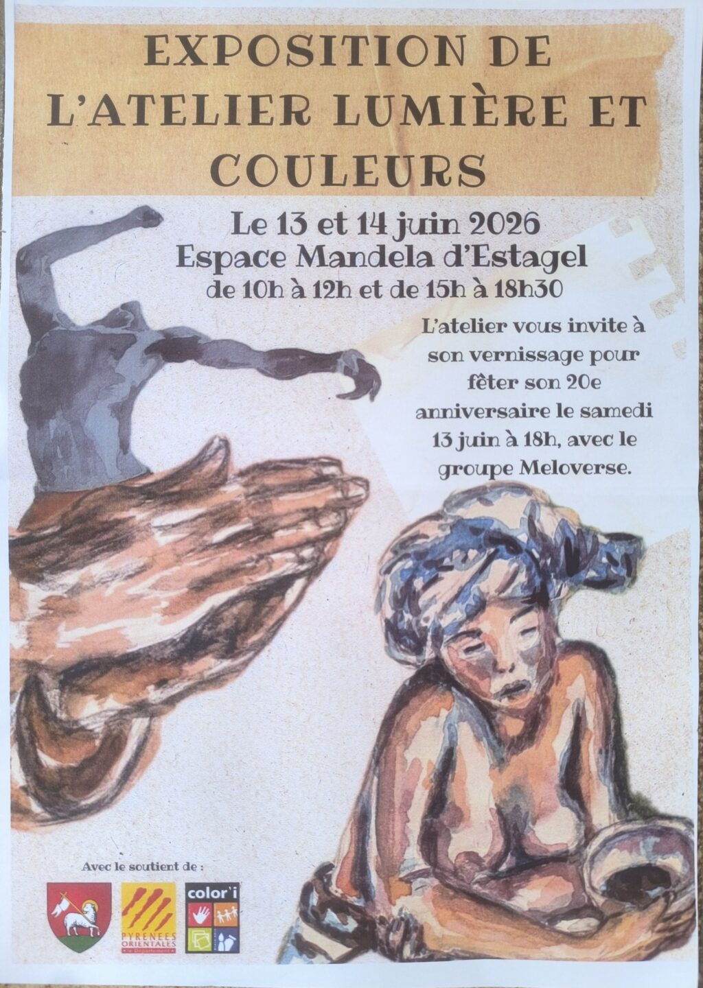 EXPOSITION L’ATELIER LUMIÈRE ET COULEURS Estagel