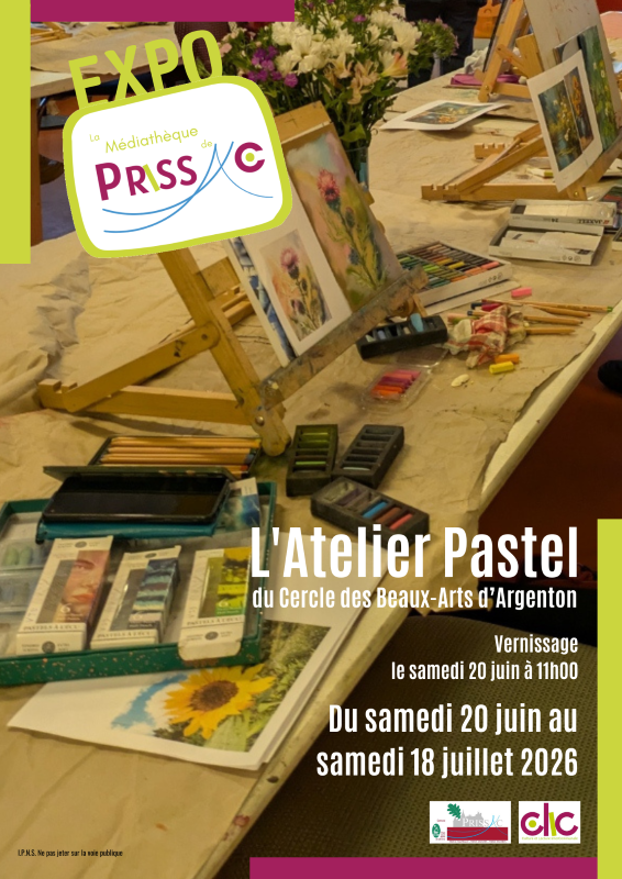 Exposition L’Atelier Pastel du Cercle des Beaux-Arts Prissac
