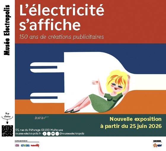 Exposition L’électricité s’affiche, 150 ans de créations Mulhouse