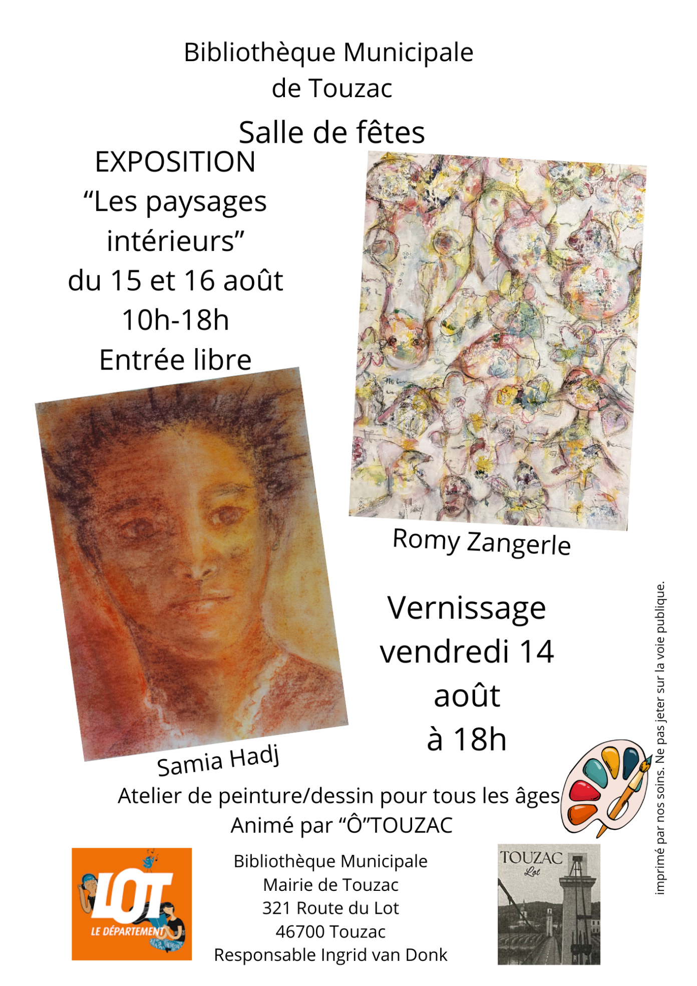 Exposition Les paysages intérieurs Touzac