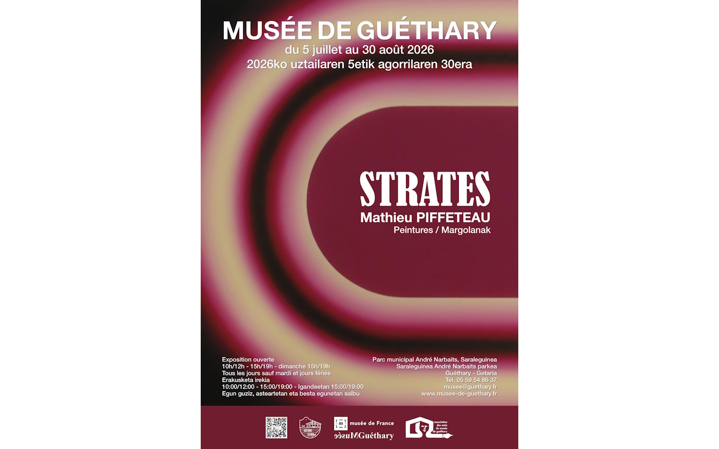 Exposition Mathieu Piffeteau Musée de Guéthary Guéthary