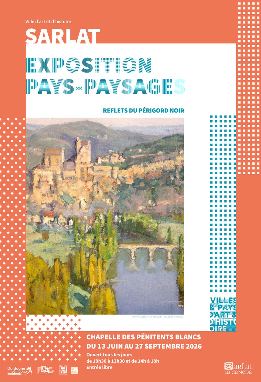 Exposition Pays-Paysages Chapelle des Pénitents blancs Sarlat-la-Canéda