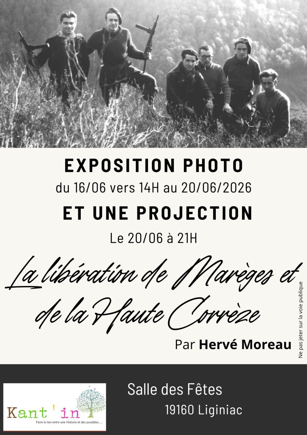 Exposition photo La Libération de Marèges et de la Haute-Corrèze Liginiac