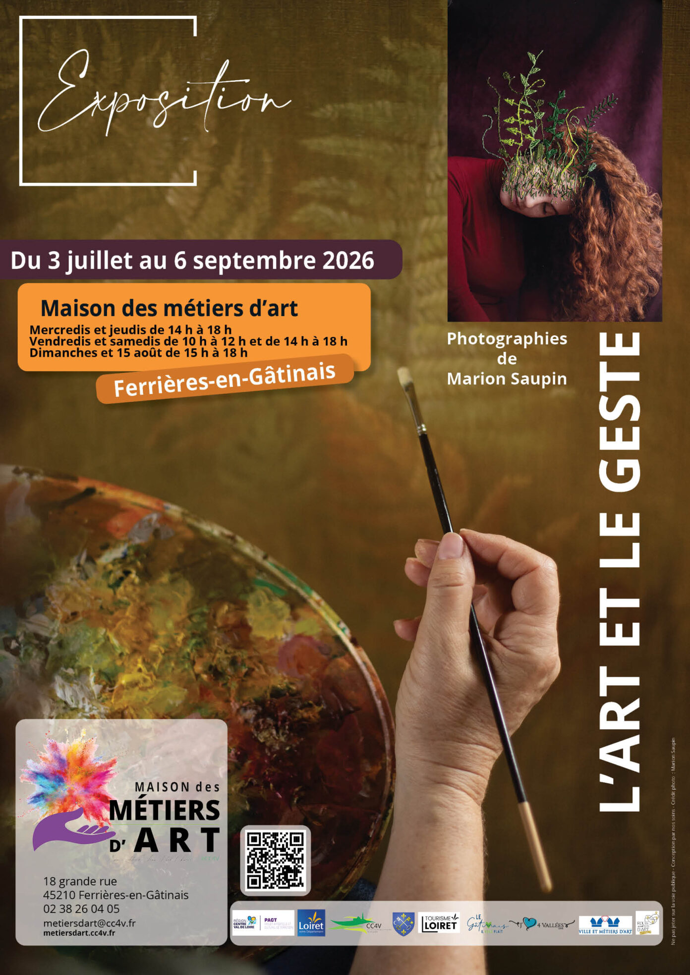 Exposition photographique L&rsquo;art et le geste  Ferrières-en-Gâtinais