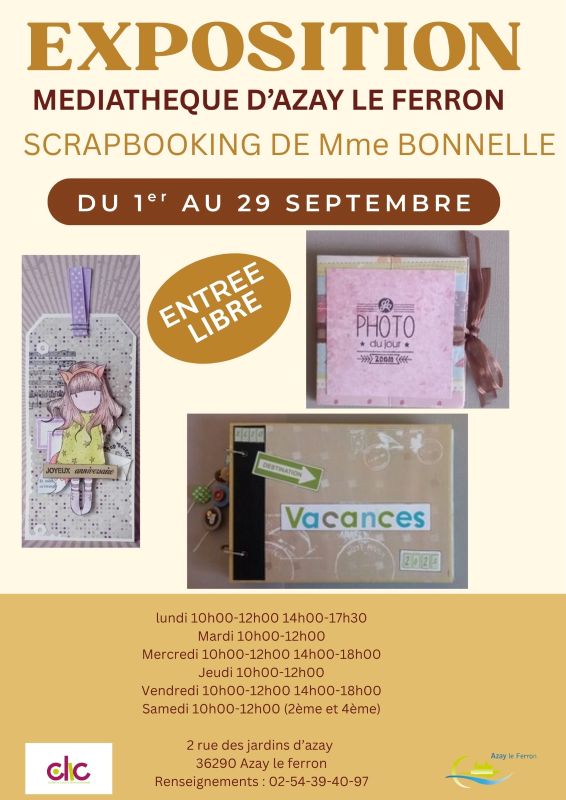 Exposition scrapbooking Azay-le-Ferron