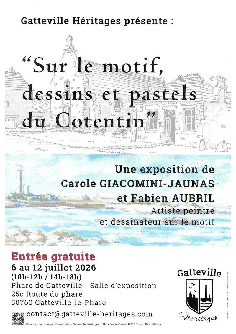 Exposition Sur le motif, dessins et pastels du Cotentin Salle d&rsquo;exposition Phare de Gatteville Gatteville-le-Phare