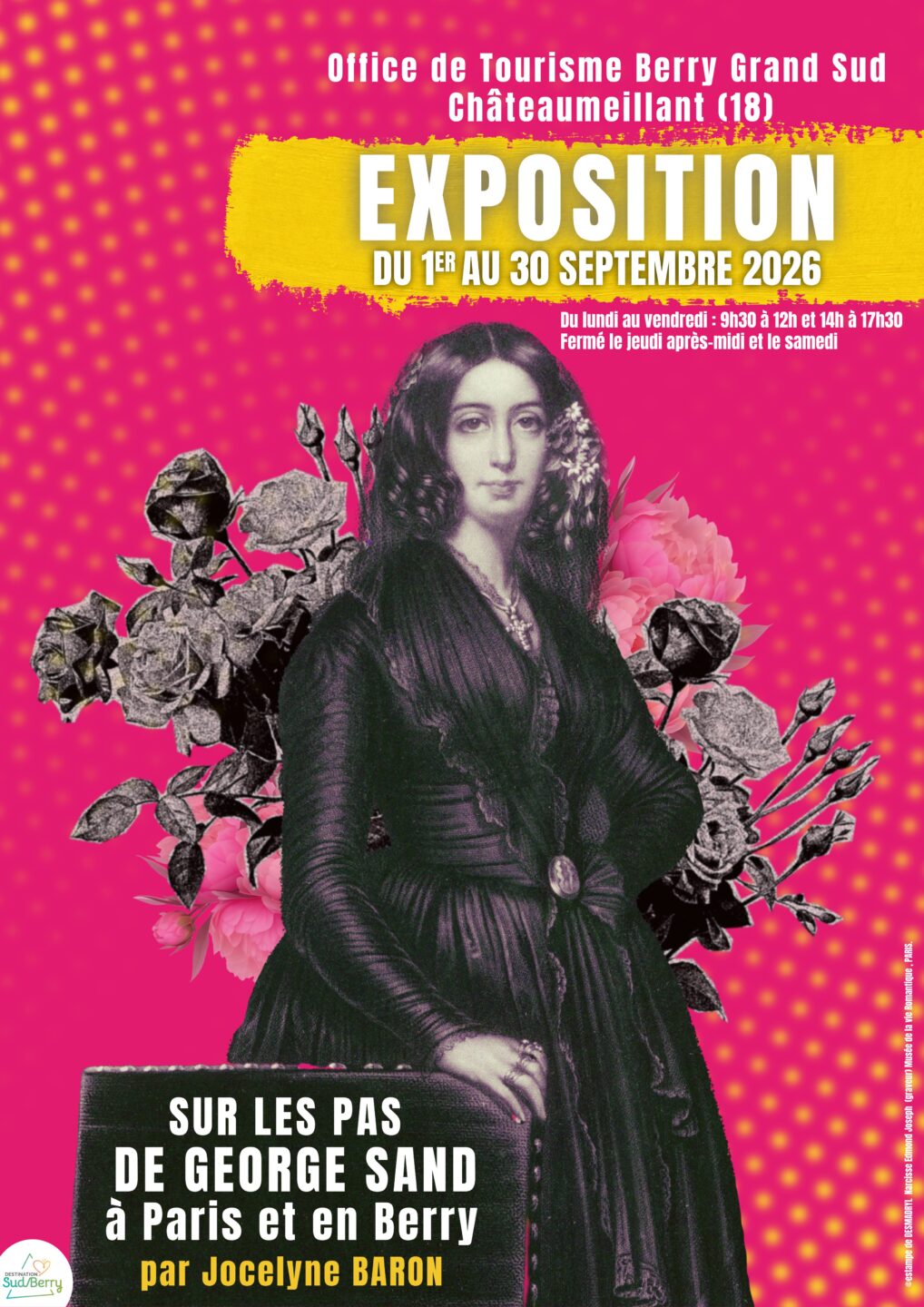 Exposition Sur les pas de George Sand à Paris et en Berry  Châteaumeillant
