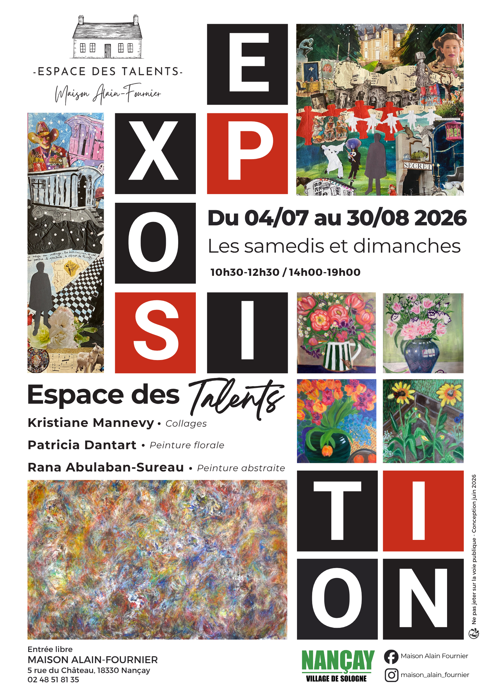 Expositions Maison Alain-Fournier Nançay 2026-07-04