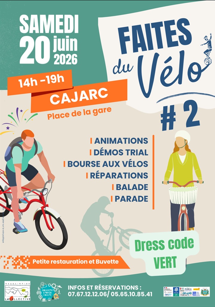 Faites du vélo à Cajarc Cajarc