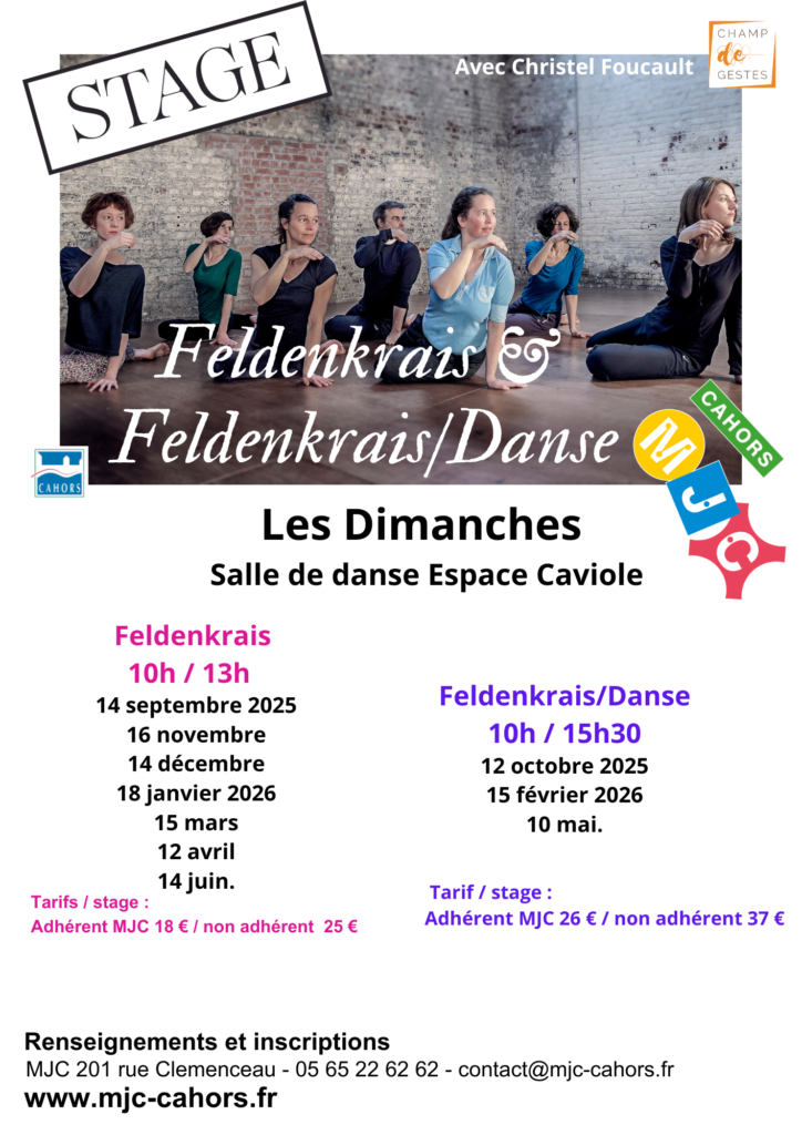 Feldenkrais et Feldenkrais/Danse MJC Cahors Cahors