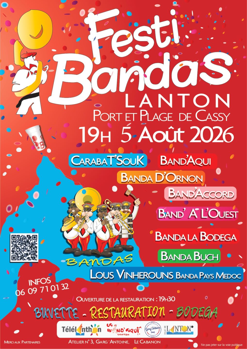 Festi Bandas 8 Rue du Port Lanton 2026-08-05