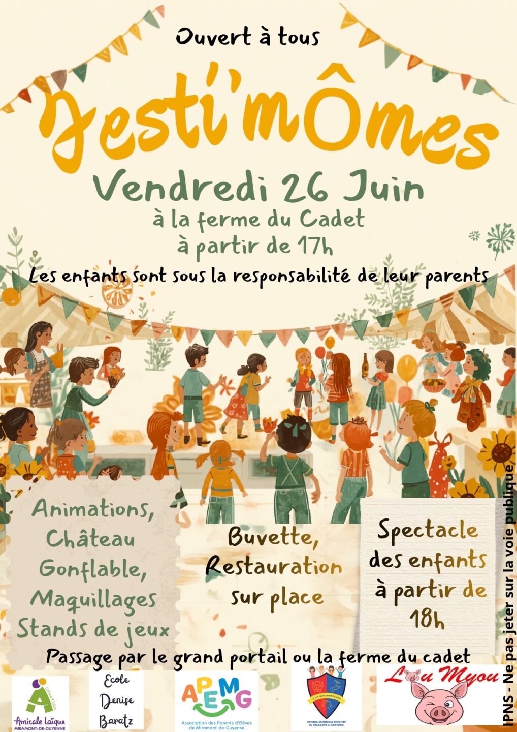 Festi’Mômes Plaine du Cadet Miramont-de-Guyenne