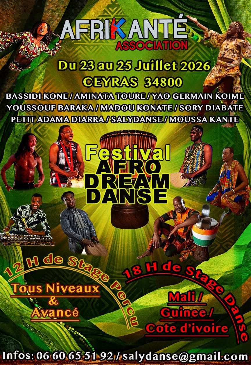 FESTIVAL AFRODREAM DANSE Ceyras