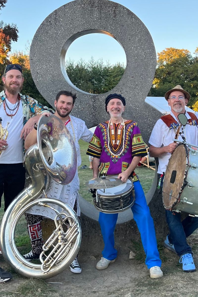 Festival au Village L’Elephant Brass Machine Concert Fanfare afro jazz Brioux-sur-Boutonne