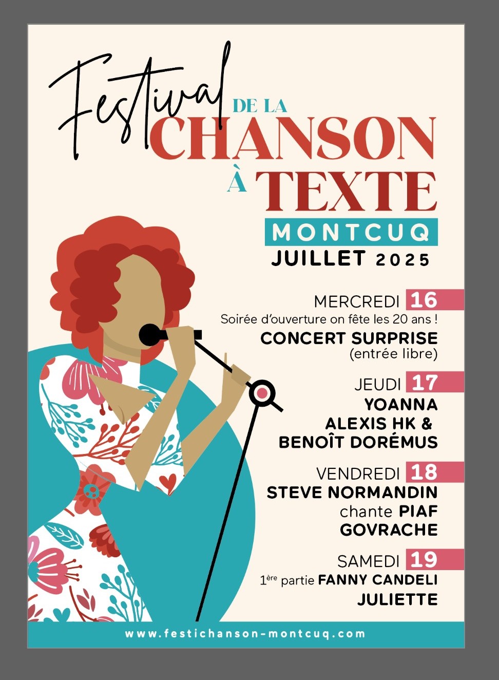 Festival de la Chanson à Texte de Montcuq Stéphane Balmino et Lou Casa 17 allée des platanes Montcuq-en-Quercy-Blanc 2026-07-24