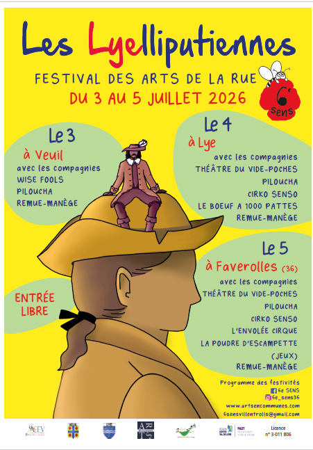 Festival des Arts de la rue Les Lyelliputiennes Villentrois-Faverolles-en-Berry