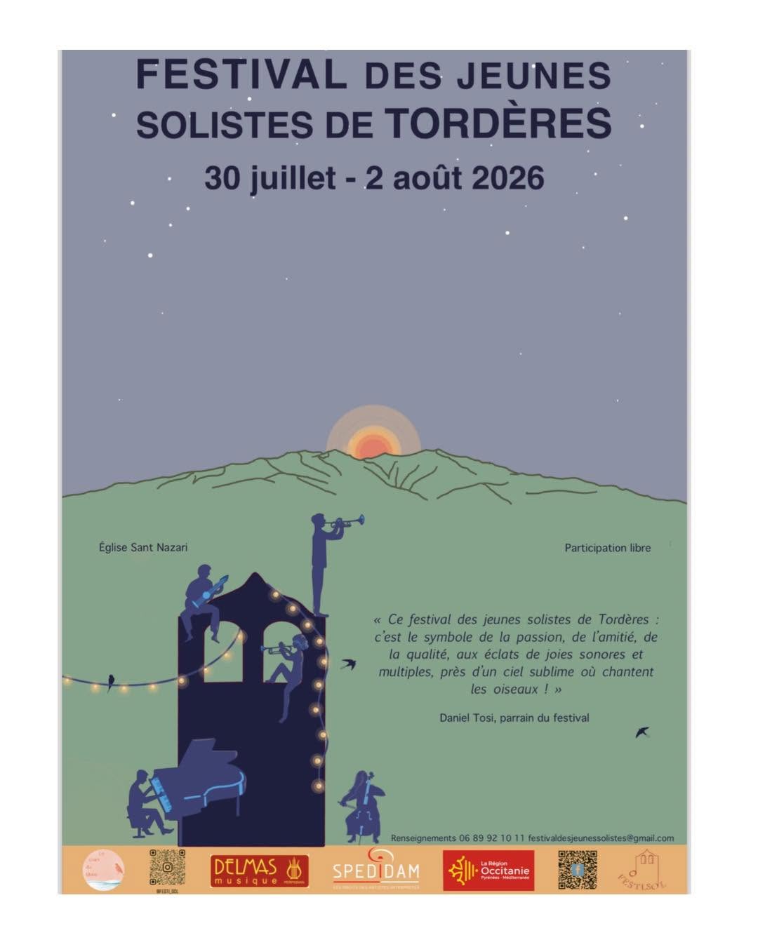 FESTIVAL DES JEUNES SOLISTES DE TORDÈRES Tordères
