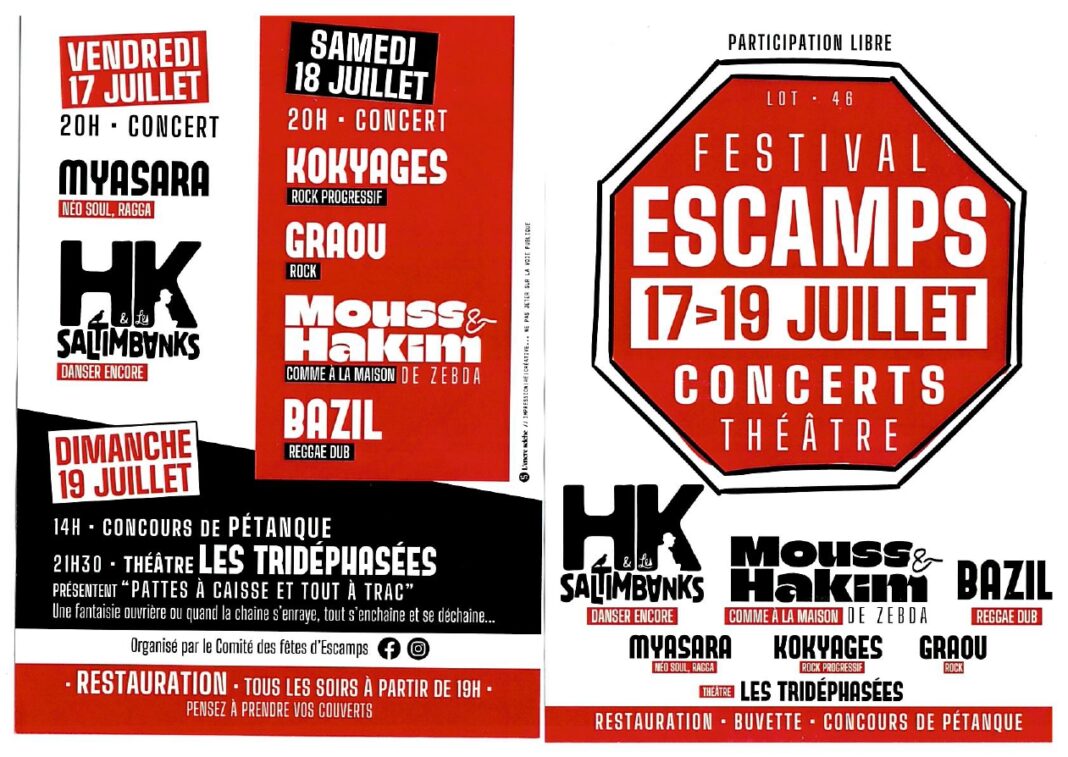 Festival d&rsquo;Escamps  Escamps