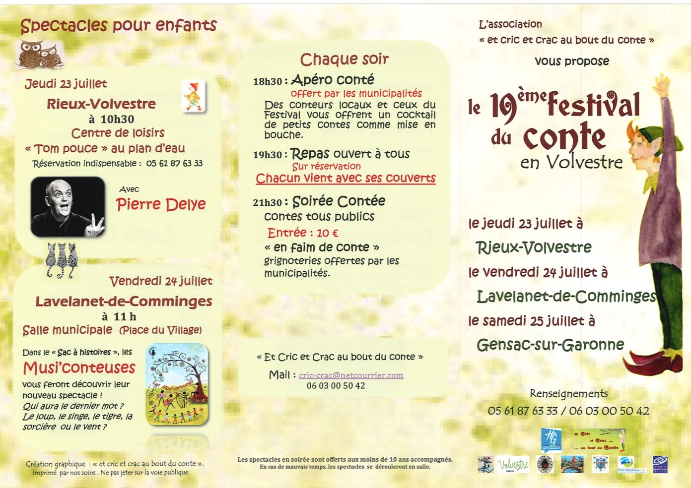 FESTIVAL DU CONTE LAVELANET-DE-COMMINGES  Lavelanet-de-Comminges
