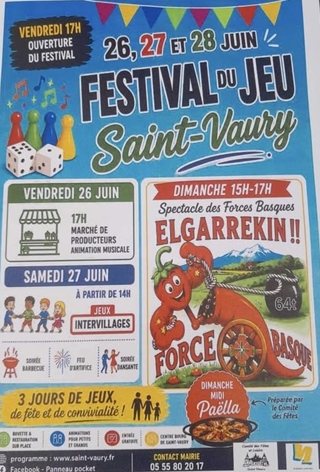 Festival du Jeu Saint-Vaury