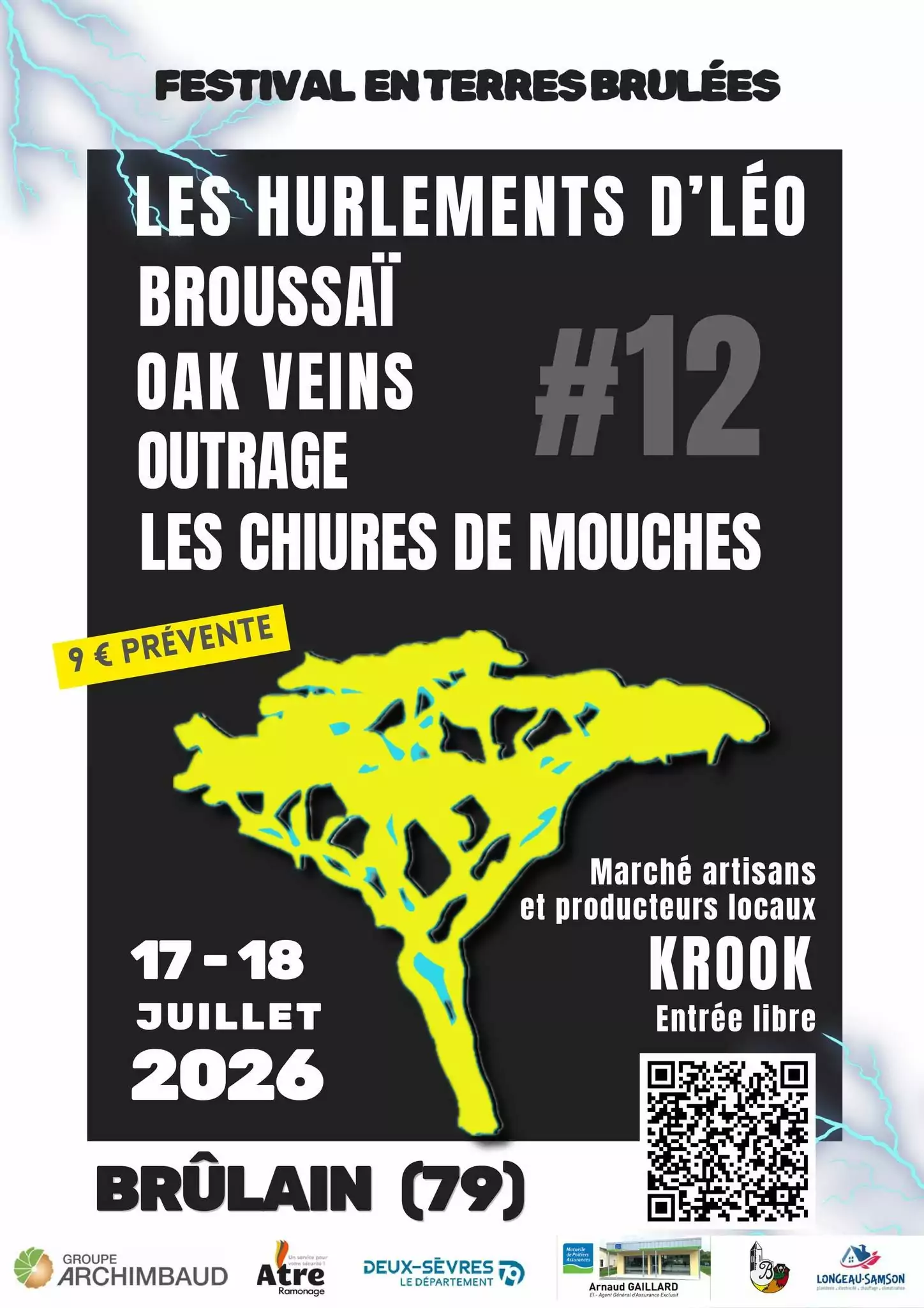 Festival En Terres Brûlées à Brûlain Rue des Clochettes Brûlain 2026-07-17