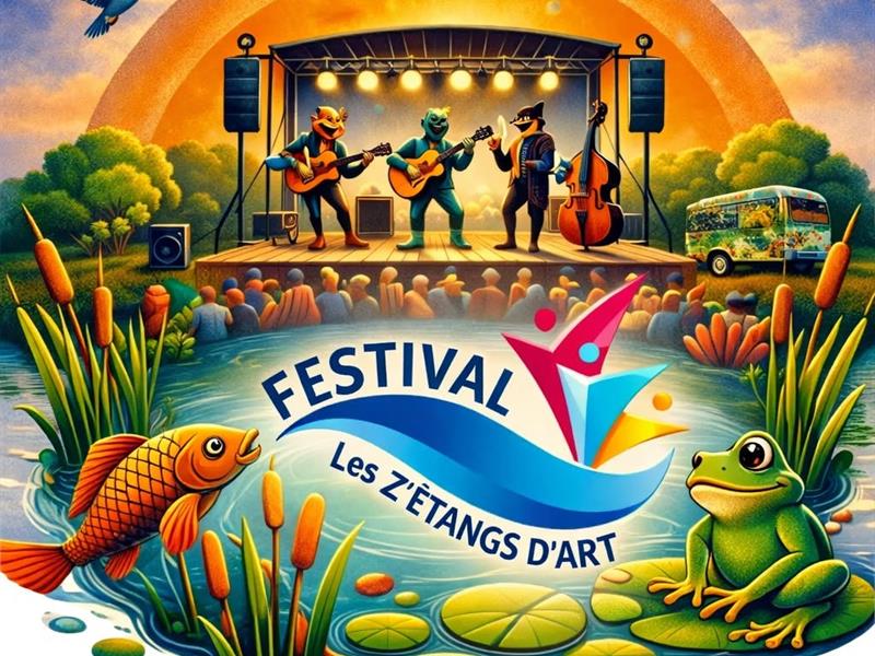 Festival les Z&rsquo;Étangs d&rsquo;Art Concert Over the Pop Rue Jean Moulin Puttelange-aux-Lacs