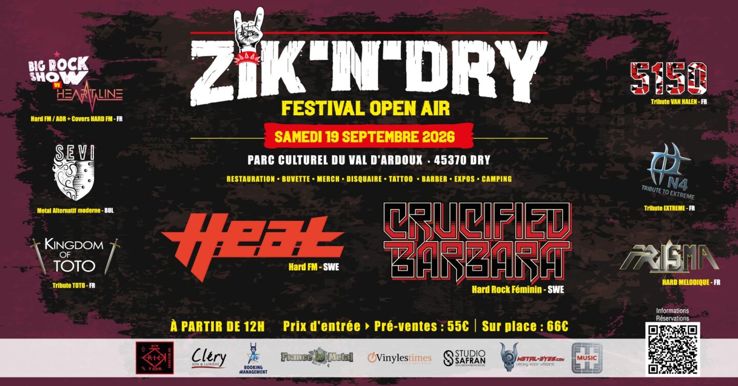 FESTIVAL ZIK’N’DRY Parc culturel du Val d’Ardoux Dry 2026-09-19