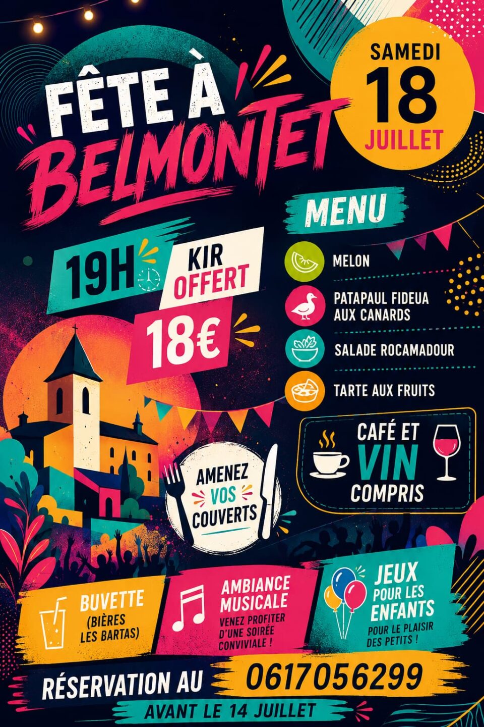 Fête à Belmontet Montcuq-en-Quercy-Blanc
