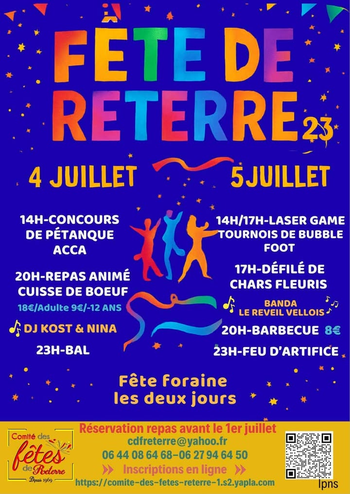 Fête à Reterre Le Bourg Reterre