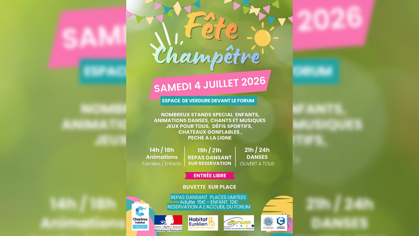 Fête champêtre de la Madeleine 2026 Chartres