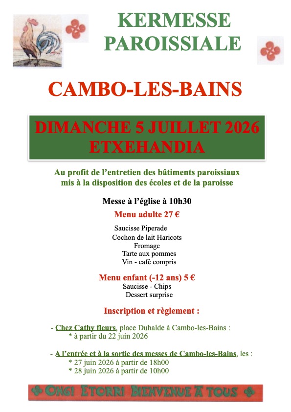 Fête Chantecler Etche Handia Cambo-les-Bains