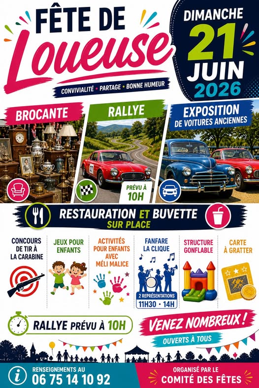 Fête communale Loueuse