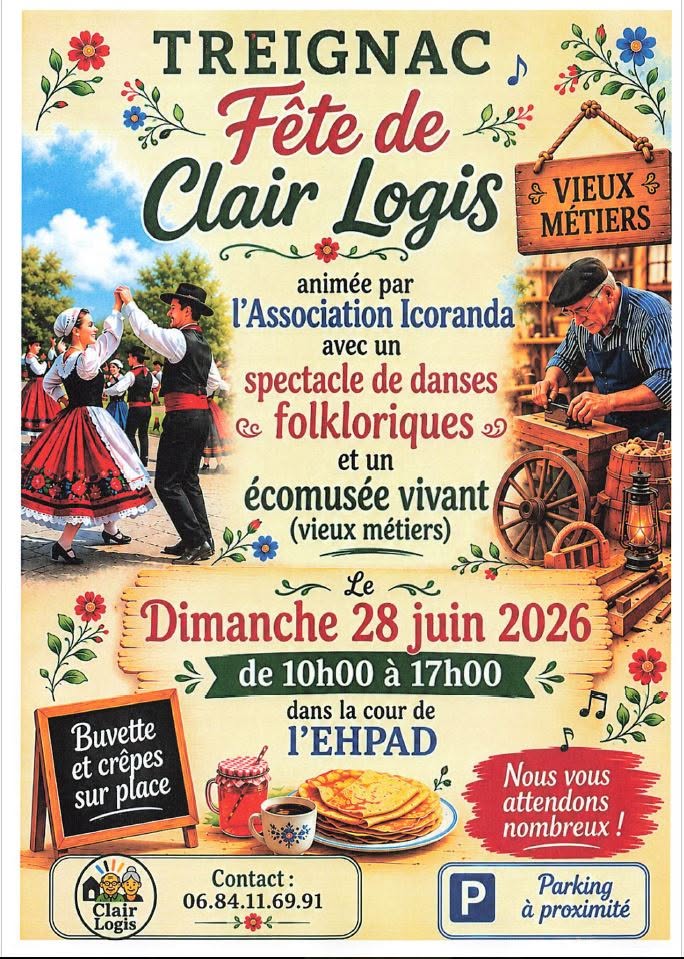 Fête de Clair Logis à l’EHPAD les Mille Sources de Treignac EHPAD Treignac