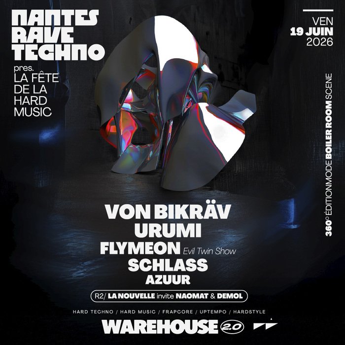 Fête de la Hard Music w/ Von Bikräv, Urumi, Schlass, Flymeon & more, Warehouse, Nantes