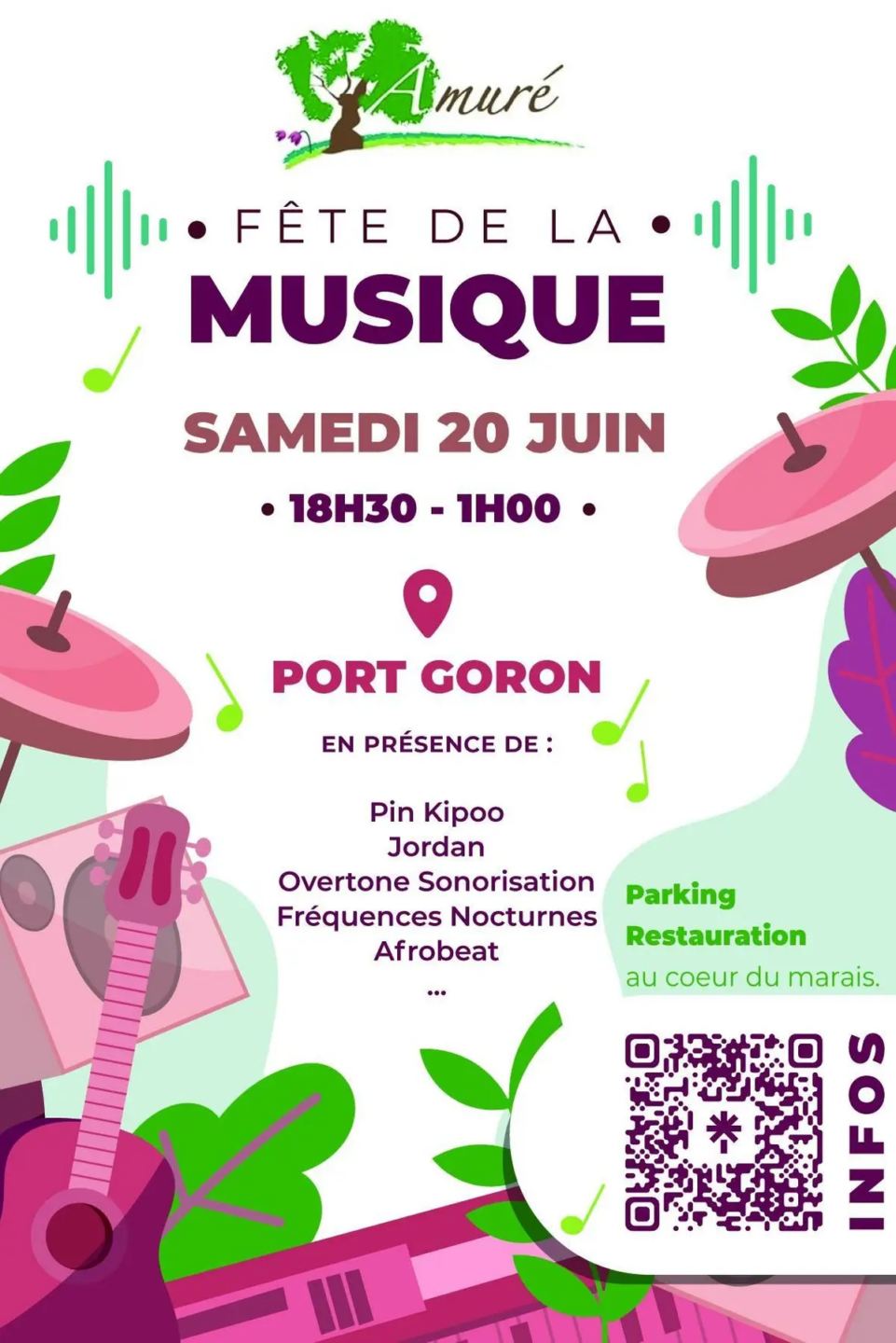 Fête de la musique 2026 à Amuré Amuré