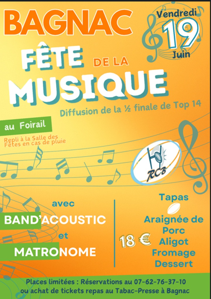 Fête de la Musique à Bagnac sur Célé Bagnac-sur-Célé