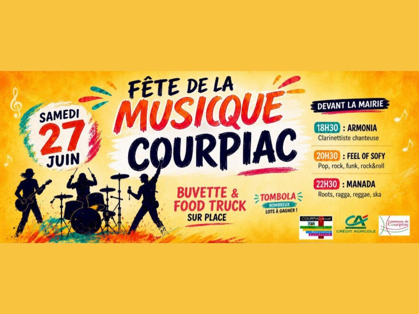 Fête de la musique à Courpiac Route du Bourg Courpiac