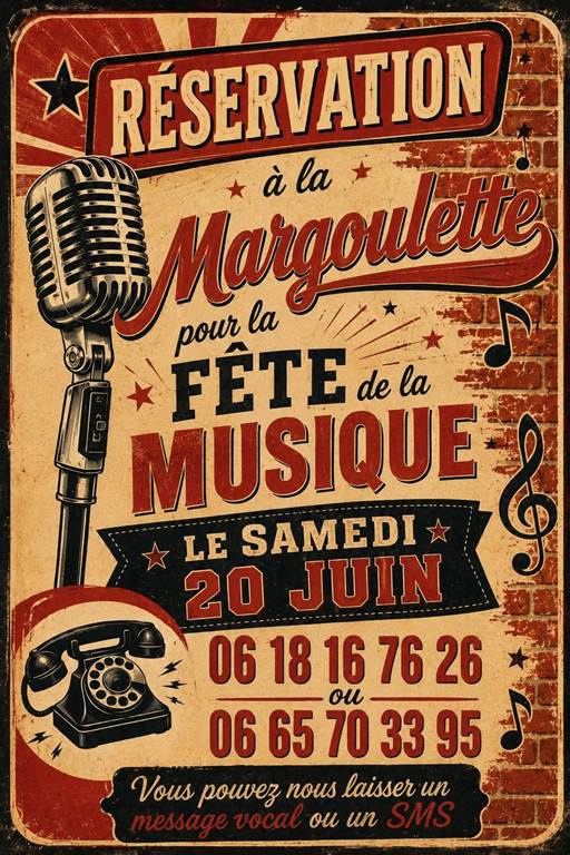 Fête de la musique à la Margoulette Route du château Bergnicourt