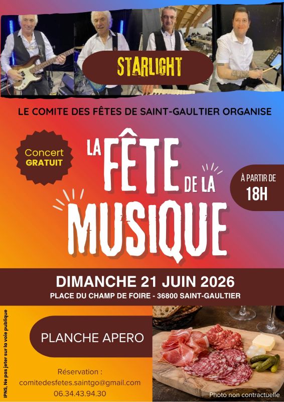 Fête de la Musique à Saint-Gaultier Saint-Gaultier 2026-06-21