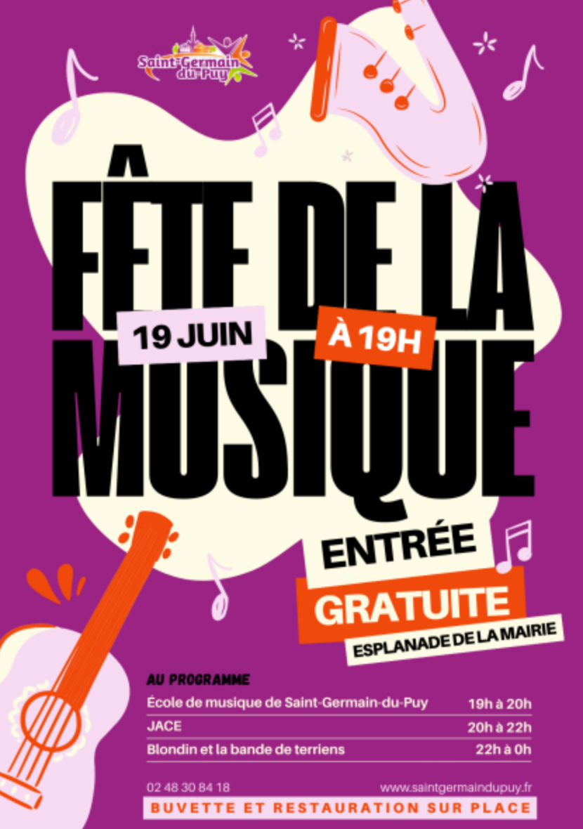 Fête de la Musique à Saint-Germain-du-Puy Saint-Germain-du-Puy