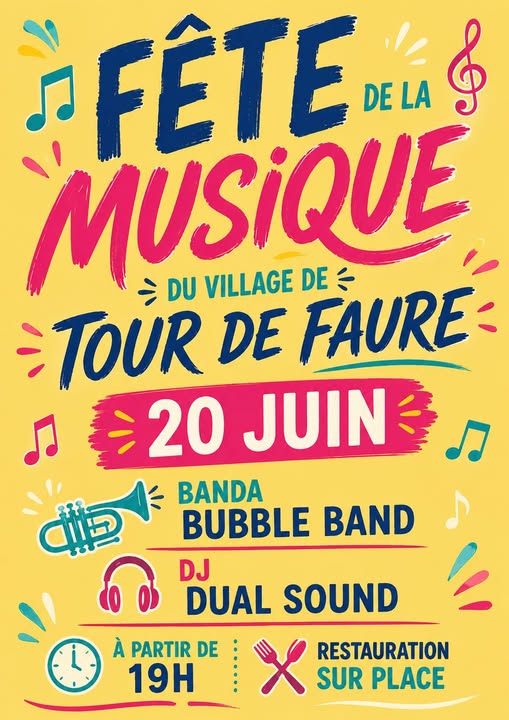 Fête de la Musique à Tour-de-Faure Tour-de-Faure