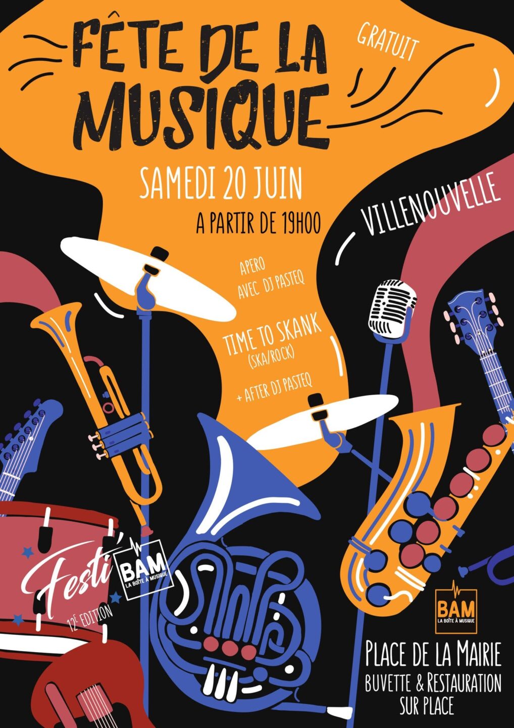 FÊTE DE LA MUSIQUE À VILLENOUVELLE  Villenouvelle