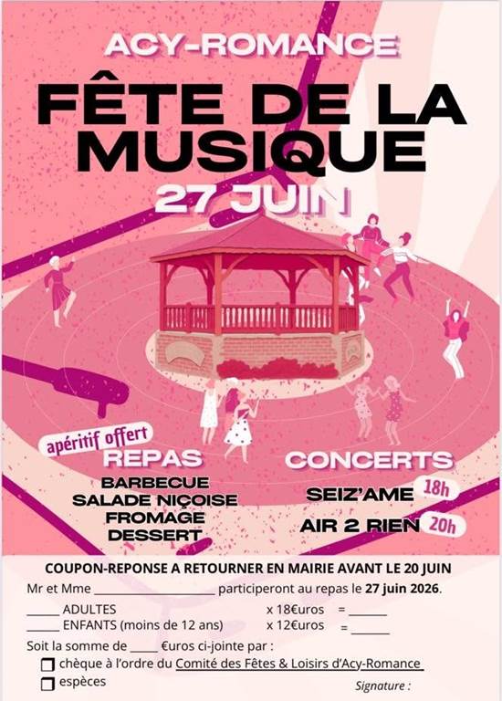 Fête de la musique Acy-Romance