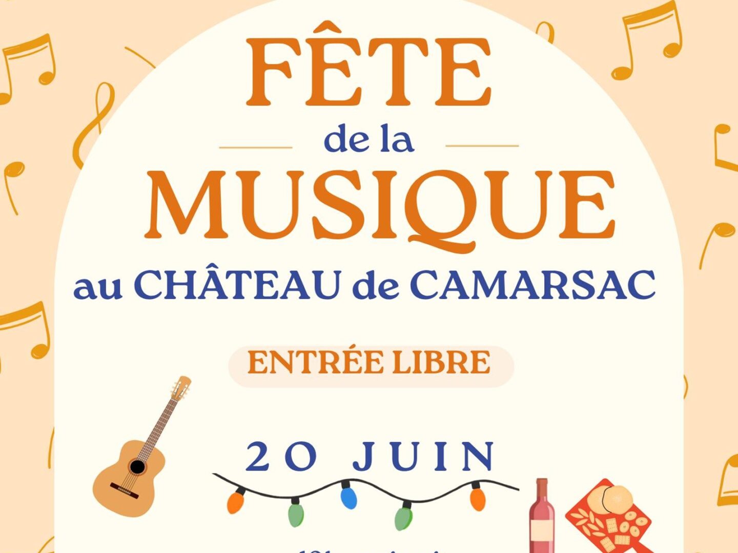 Fête de la musique au Château de Camarsac Château de Camarsac Camarsac