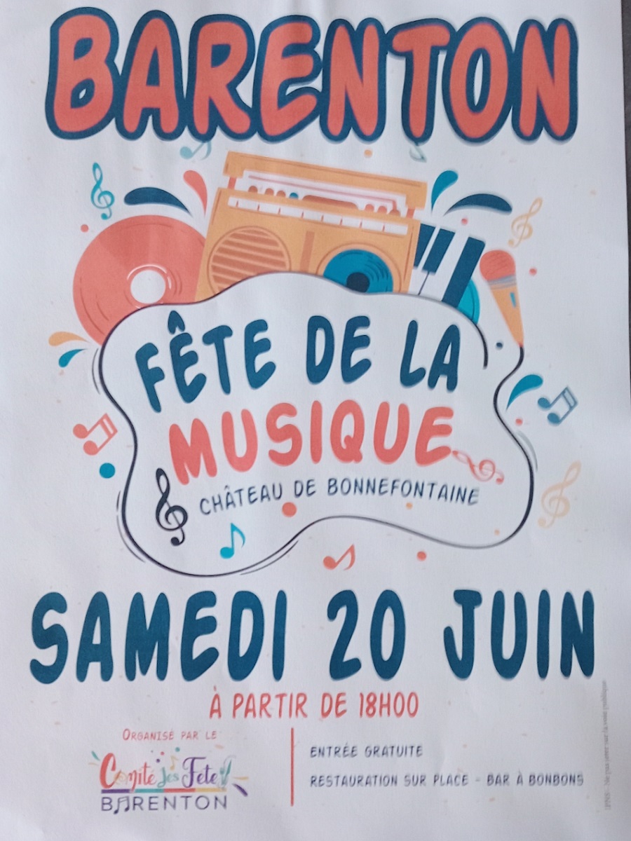 Fête de la musique Parc du château de Bonnefontaine Barenton