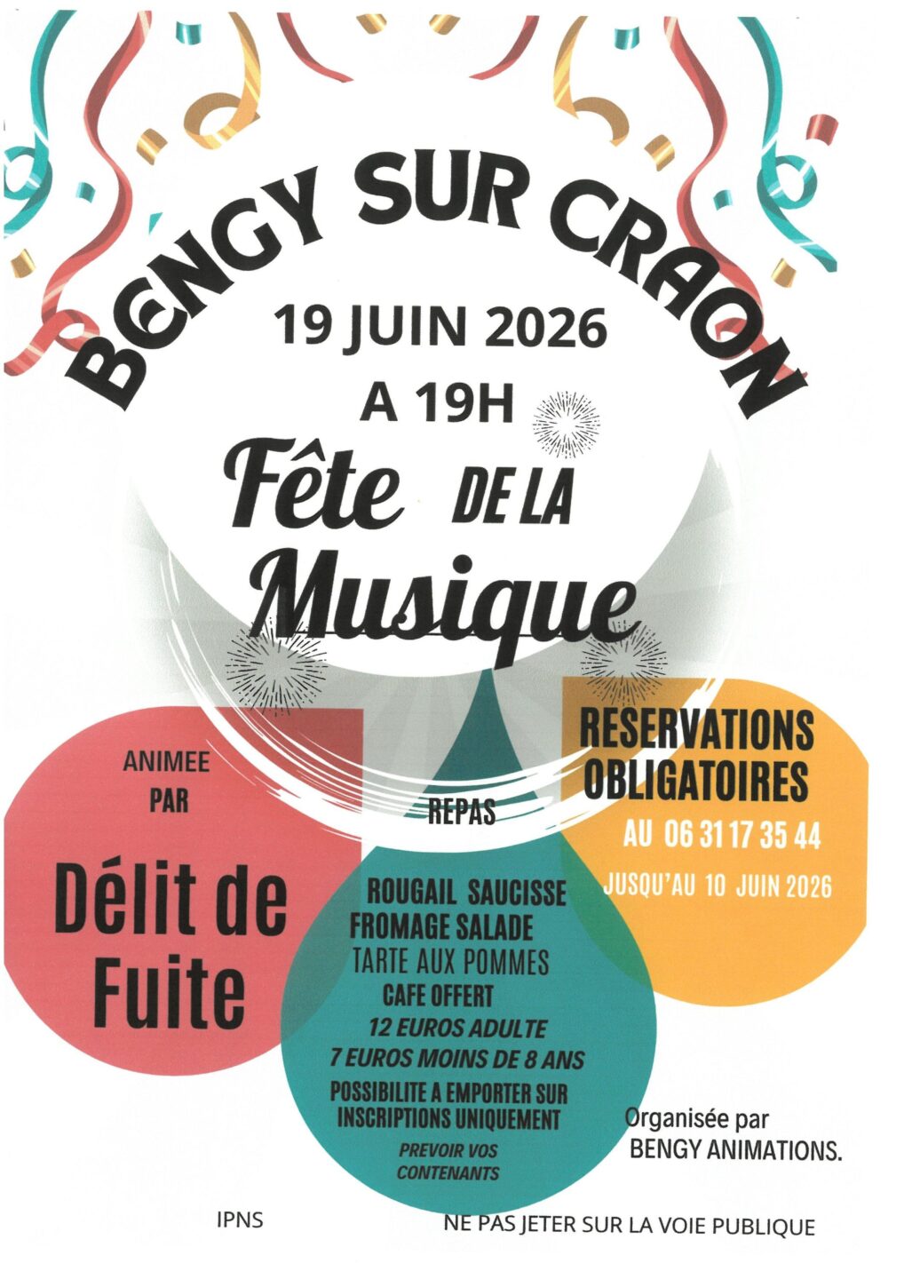 Fête de la musique Bengy-sur-Craon