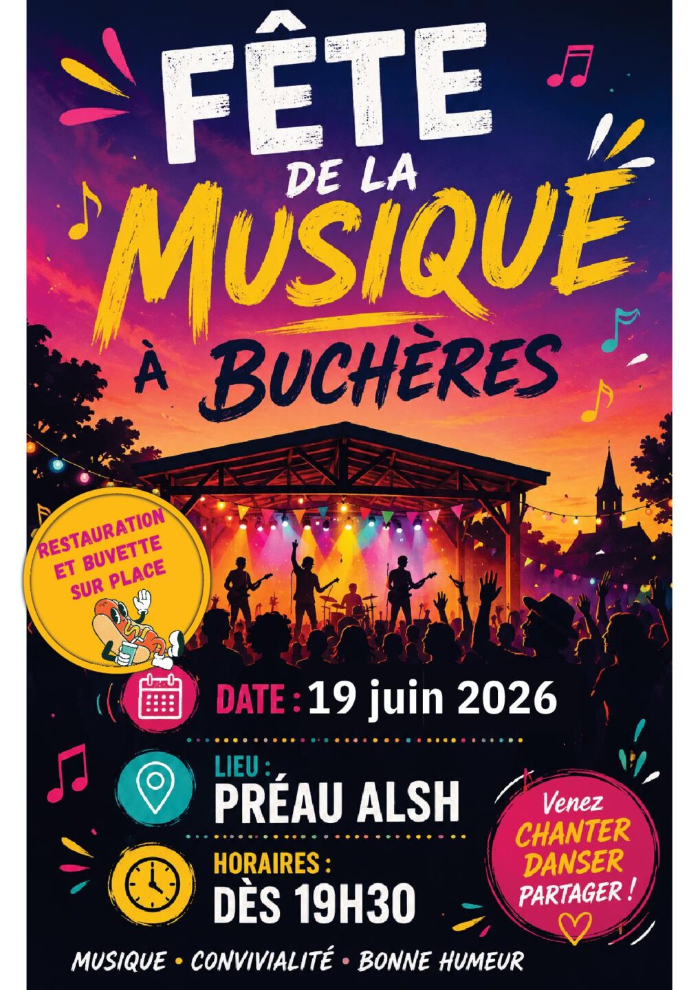 Fête de la musique Buchères